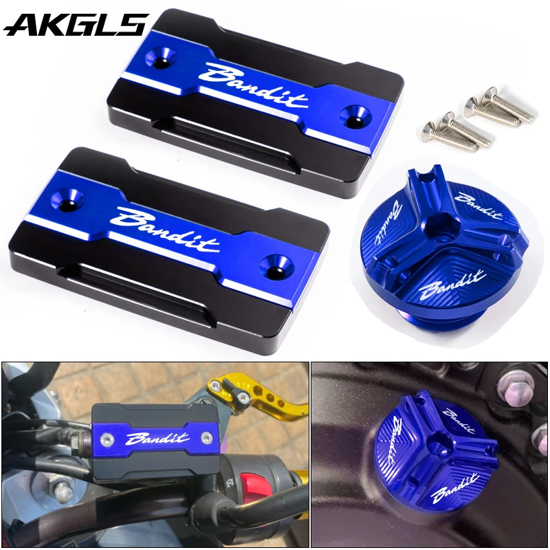 

Для Suzuki Bandit S650 600 650 1200 1250 1250S мотоциклетная защитная крышка передней тормозной жидкости и заполняющая крышка двигателя, аксессуары