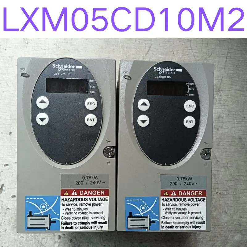 Second-hand test  OK Servo driver LXM05CD10M2 0.75KW 220V