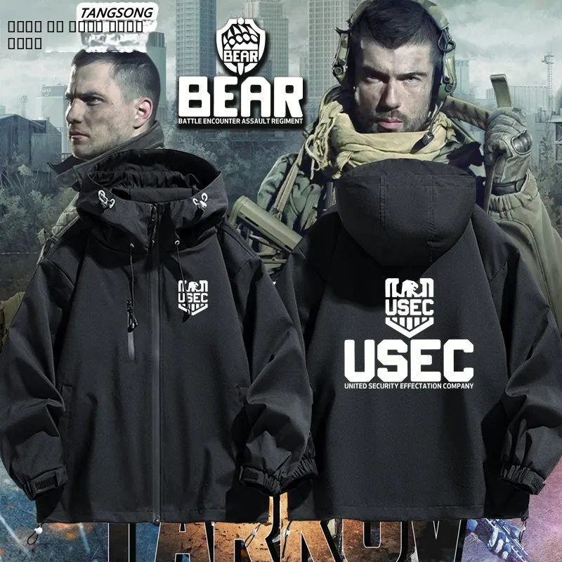 

Escape from Tarkov EFT Game BEAR Teda USEC Jacket Unisex Student Outerwear Long Sleeve Windproof Polyester Nylon Composite Fiber