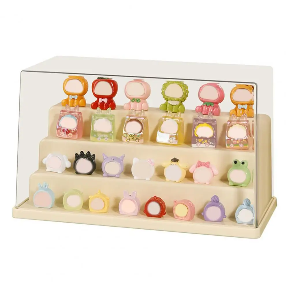 

Ящик для хранения, прозрачный пылезащитный ящик для демонстрации фигурок, компактный шкаф для хранения с универсальной витриной для предметов коллекционирования