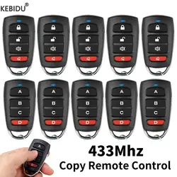 10PCS Wireless RF 433mhz Remote Control Copy Code Garage Door Gate Duplicator 433Mhz Key Remote Opener