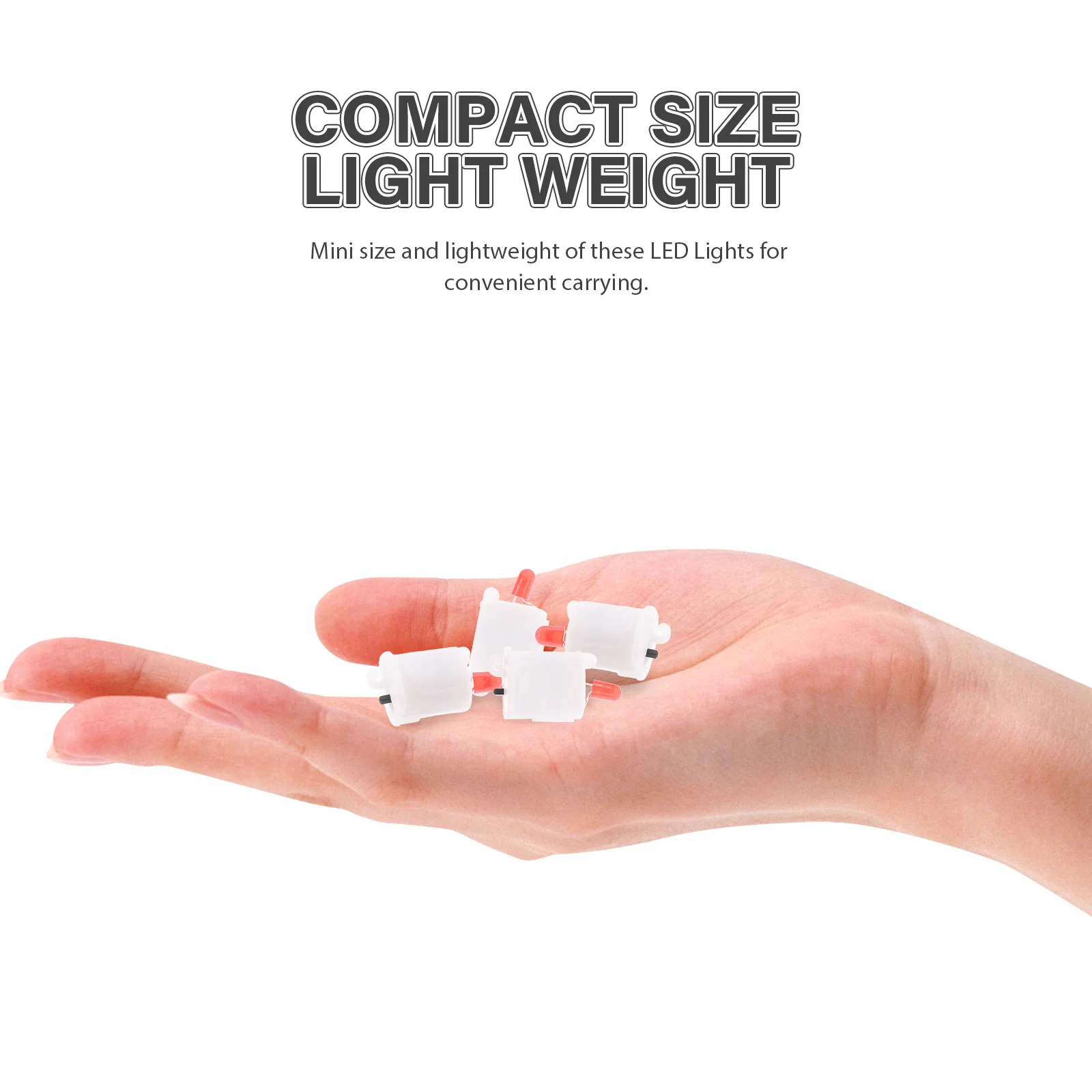 

12Pcs Creative LED Paper Lights Mini Light Bulbs for DIY Lanterns Luminous Night Light Safe Waterproof Wedding Party Holiday