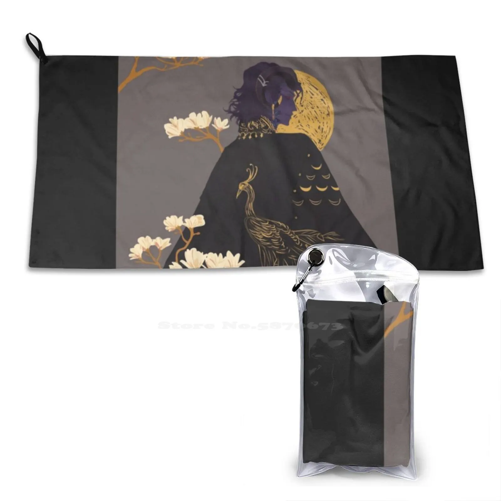 Mollymauk 01 Washcloths Bathing Face Towel Mollymauk And Dnd Aesthetic Flowers Magnolia