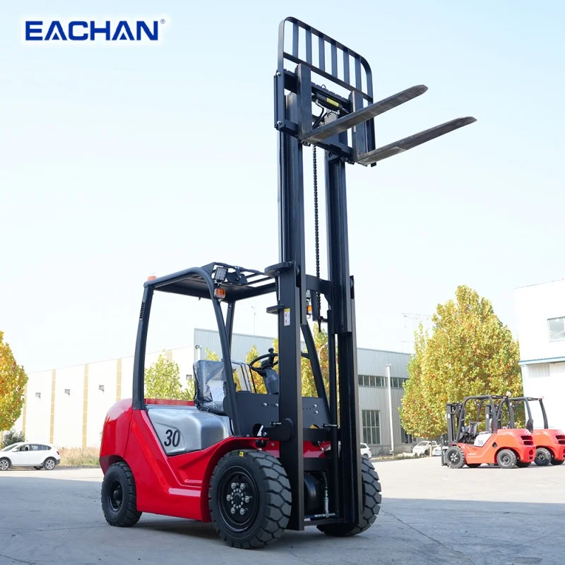 China Manufacture Electric Forklift 3 Ton Hydraulic Lifting Compact Electric Forklift All Terrain Stacker Electric Forklift