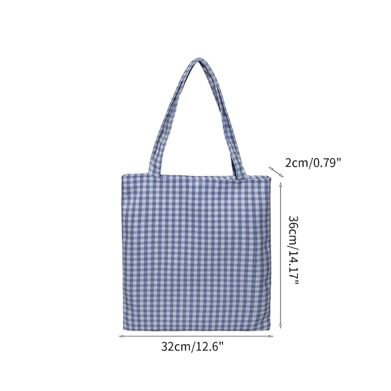 Shopper Canvastote Tas Meisje Vrouwen Handtas Boodschappentas Grote Capaciteit Hobo Tas Zwart/Blauw/Groen/Paars/Geel