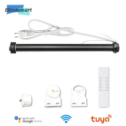 Blindsmart – moteur de rideau de vie intelligent WiFi Tuya, pour Tube de 36 37mm, Alexa Google Home, moteur de volet roulant motorisé