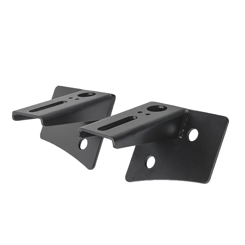 Windshield Hinge Mounting Brackets A-Pillar 2PC Set For Offroad LED Fog Light Work Light For 2007-2017 For Jeep For Wrangler