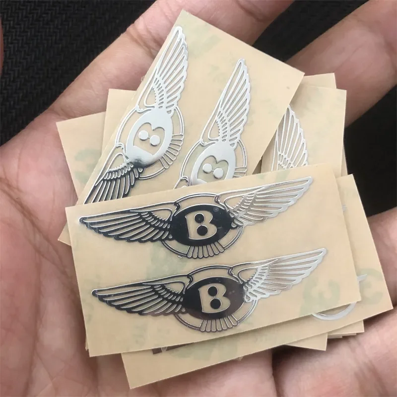

3D Metal Emblems Stickers Car Waterproof Decorative Creative Sticker for Bentley Flying Spur Continental GT Bentayga Accessories