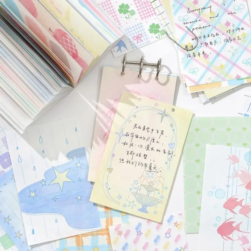 Soft Memo Pad for Message Writing and Home Use, Smooth Paper Pages Portable for Travel Journaling 3.3X5.0In