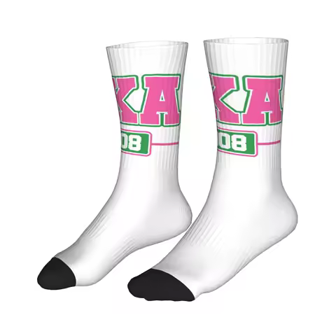 All Seasons Stockings AKA Sorority Sport Socks Funny Middle Tube Socks for Men Women Gifts