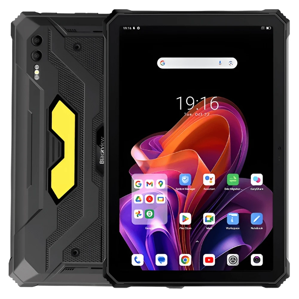 كمبيوتر لوحي Blackview Active 10 Pro 5G متين مقاس 11 بوصة FHD + شاشة 12 جيجابايت + 256 جيجابايت/ 512 جيجابايت 30000 مللي أمبير في الساعة 55 وات بطارية 108 ميجابكسل كاميرا أندرويد 14 NFC