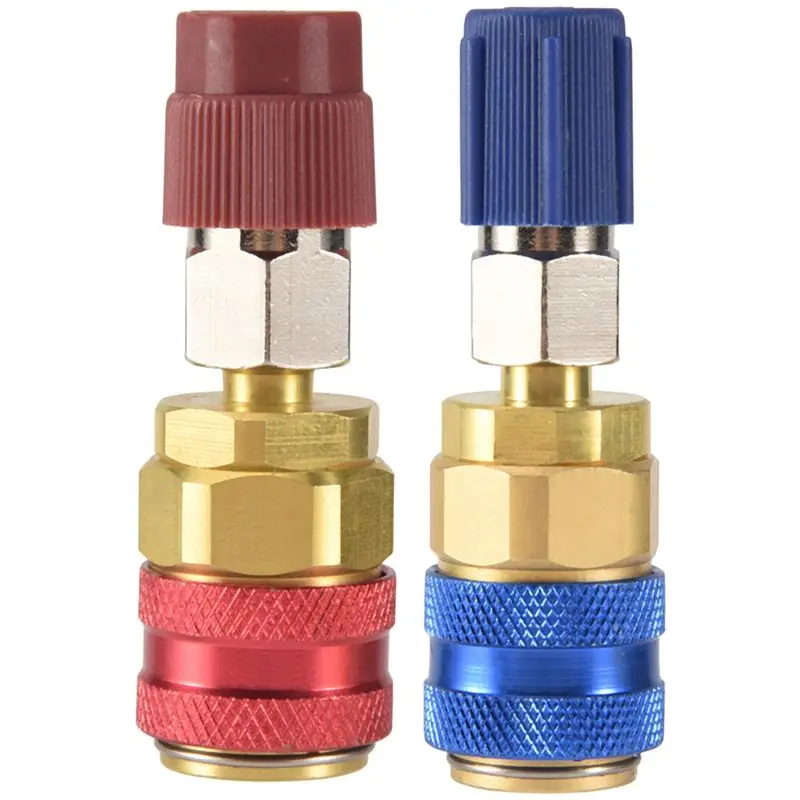Customer Favorite High And Low Side Expansion Adapter R134A Freon Quick Connector Adapter Automotive Air Conditioning Accessorie
