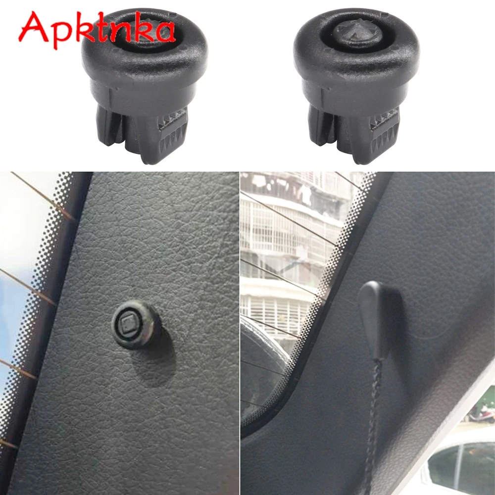 2pc Rear Boot Trunk Parcel Shelf String Hanger Clips For Renault Clio Megane Scenic Laguna Modus MK1 MK2 MK3 1 2 3 #7705099001