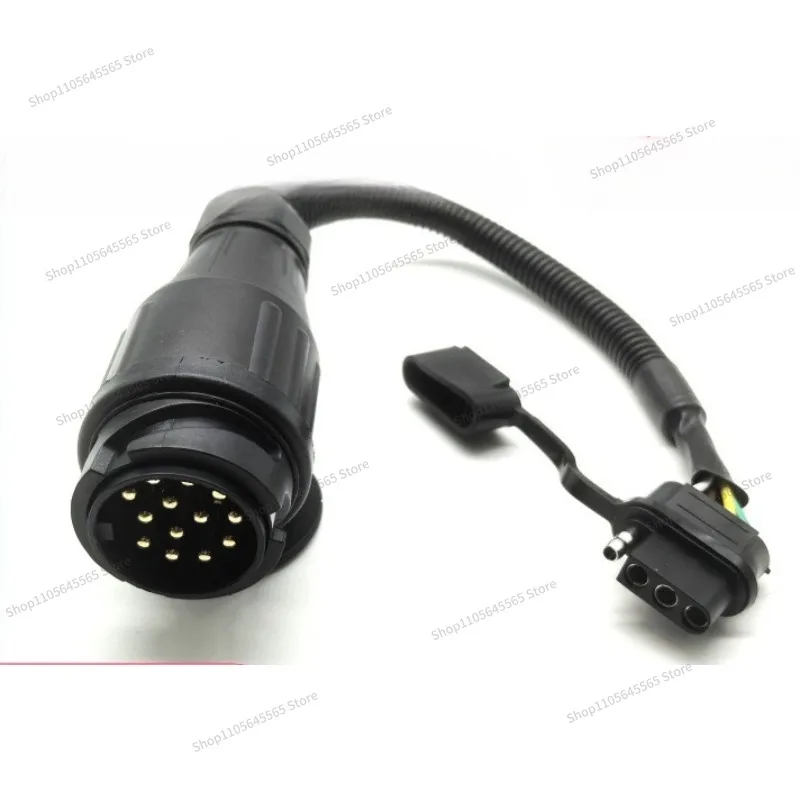 For Suitable for Trailer RV Converter, Euro 13 Pin To US 4-pin Adapter