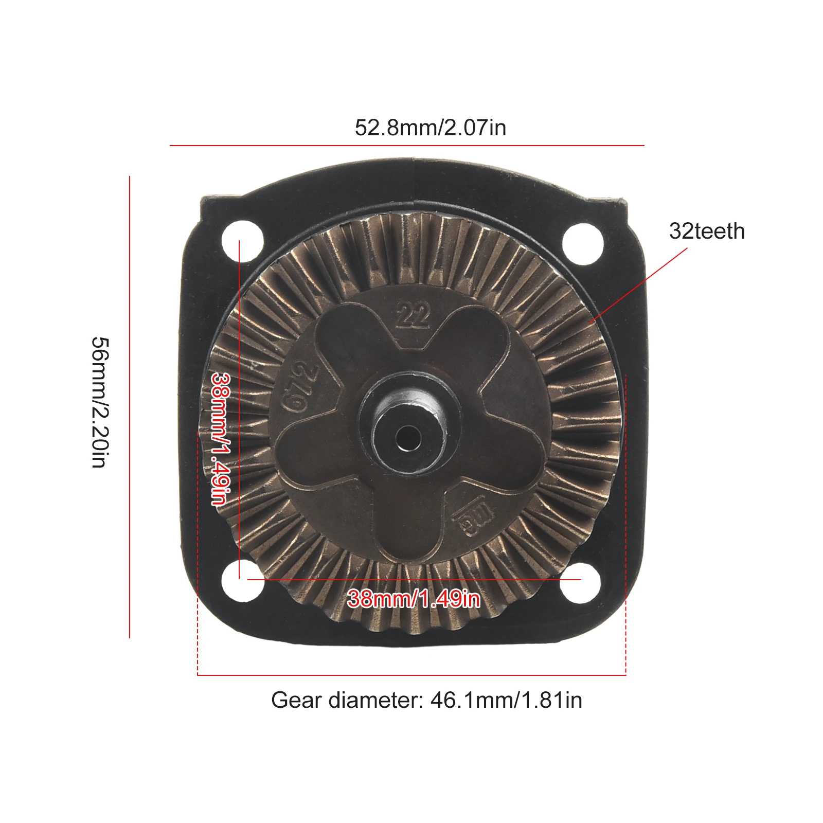 Gear Assembly Angle Grinder Angle Grinder Gear Assembly Tool Assembly Components Easy To Use GWS6-100 Gear Practical