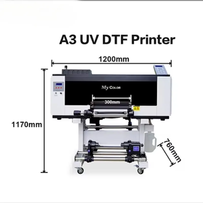 For Impresora a3 uv dtf printer film transfer sticker printer a3 uv dtf uv sticker inkjet printer printinies Maquinaria De Reloj