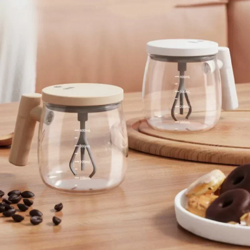 400ml elektrische selbst rührende Kaffeetasse wiederauf ladbare selbst mischende Saft Kaffeetasse Home Office Fitness studios Protein pulver Misch becher