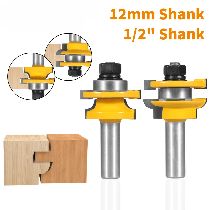 

1PC 1-5/8 Inch Stile and Rail Assembly Router Bit Round Bit Carbide Cutter Woodworking Milling Cutter Face Mill for Wood