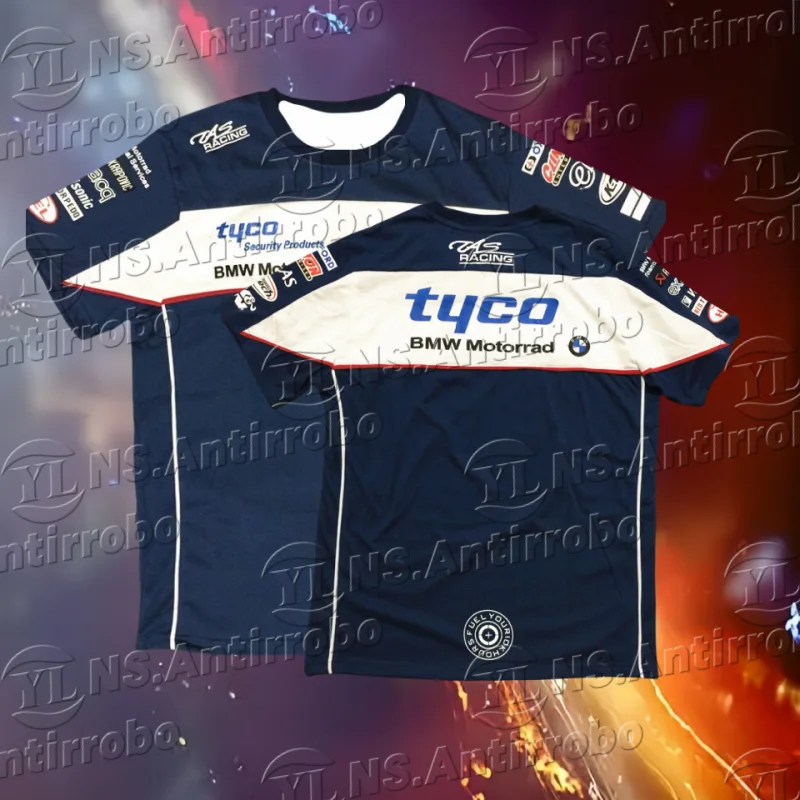 

Новый летний мотоциклетный гоночный костюм BMW с 3D принтом, мужская и женская модная спортивная футболка с круглым вырезом, модная удобная