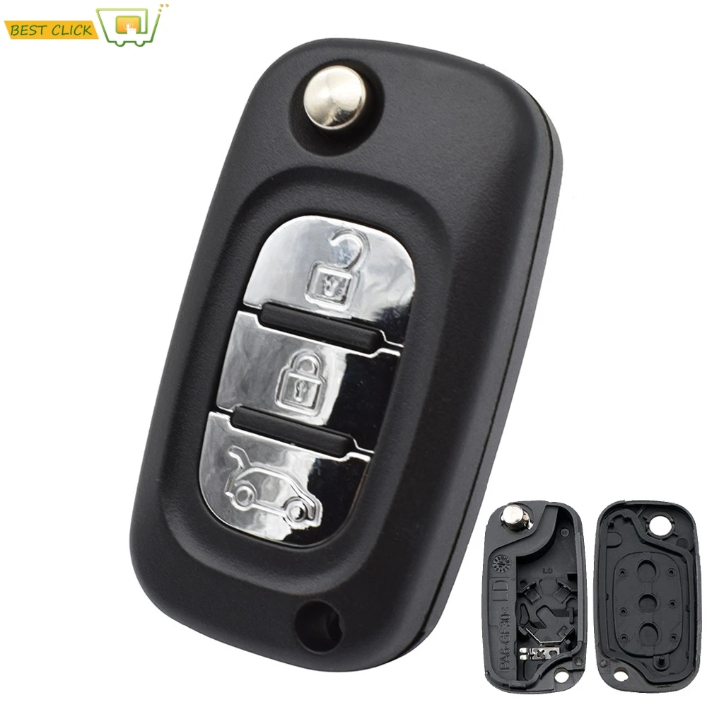 3 Button Car Remote Fob Key Shell Case For LADA Priora Kalina Granta Xray X-Ray 2014 2015 2016 -2019 Key Replacement Repair Kit