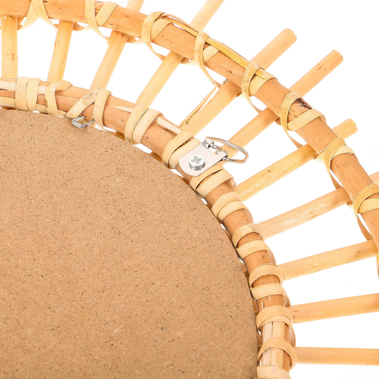 

Rattan Round Decorative Circle For Living Aesthetic Mirror Room Bedroom Bathroom Hanging Makeup Mirror Home Decor