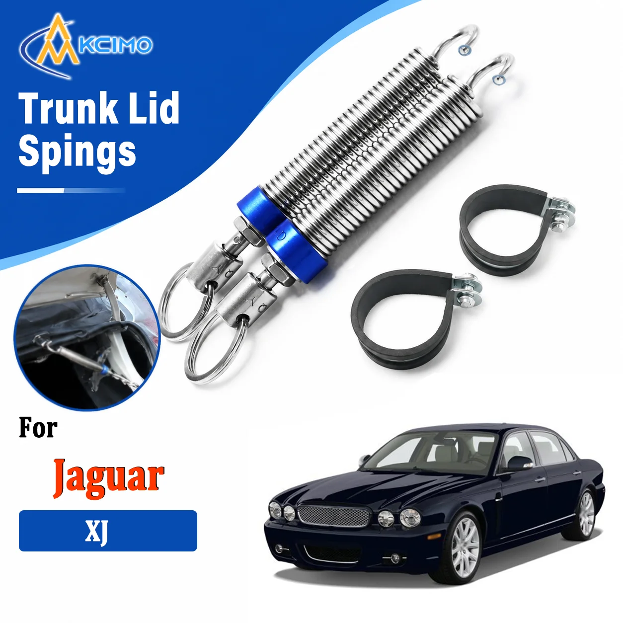 For Jaguar XJ Premium Adjustable Car Trunk Boot Lid Auto‑Lift Spring High‑Carbon Alloy Steel Trunk Lid Opening Assist