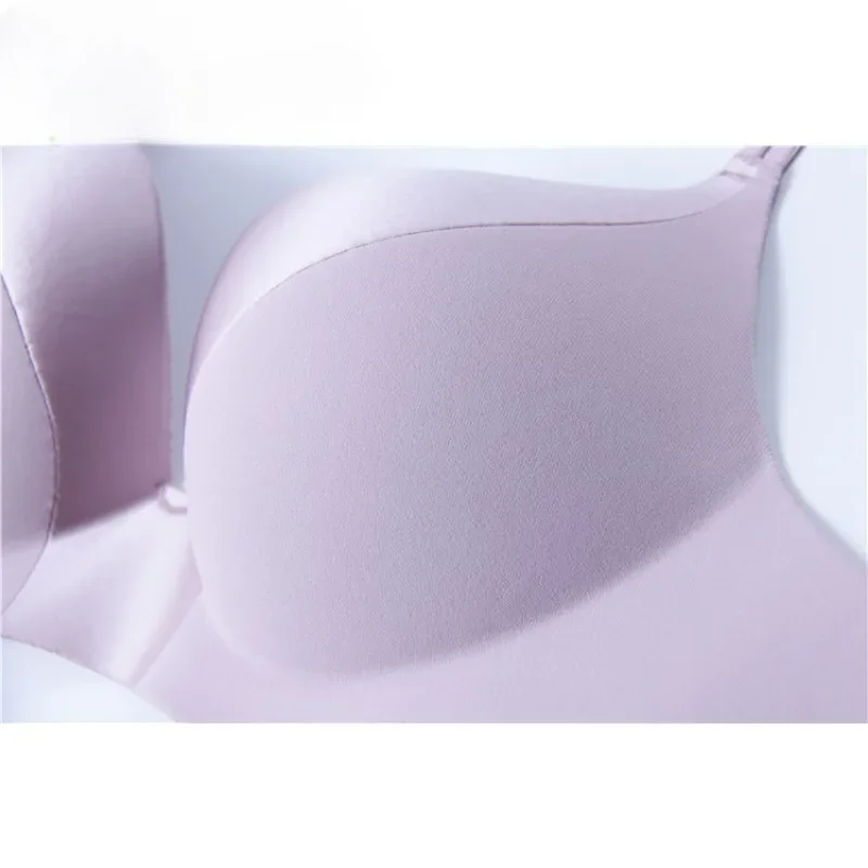 Seamless Sexy Lingerie Deep V 3/4 Cup Push Up Women Bra Comfortable Breathable Underwear Wireless Female Bralette Intimates