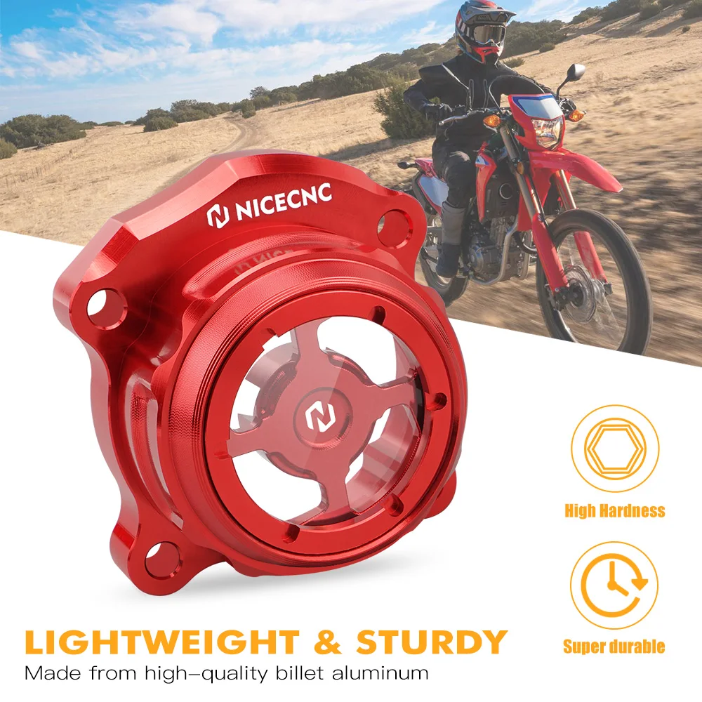 For Honda CRF300L /Rally 2021-2023 22 CRF250L 20173-2021 CRF250L Rally 2017-2021 NICECNC Motorcycle Engine Oil Filter Cover Cap