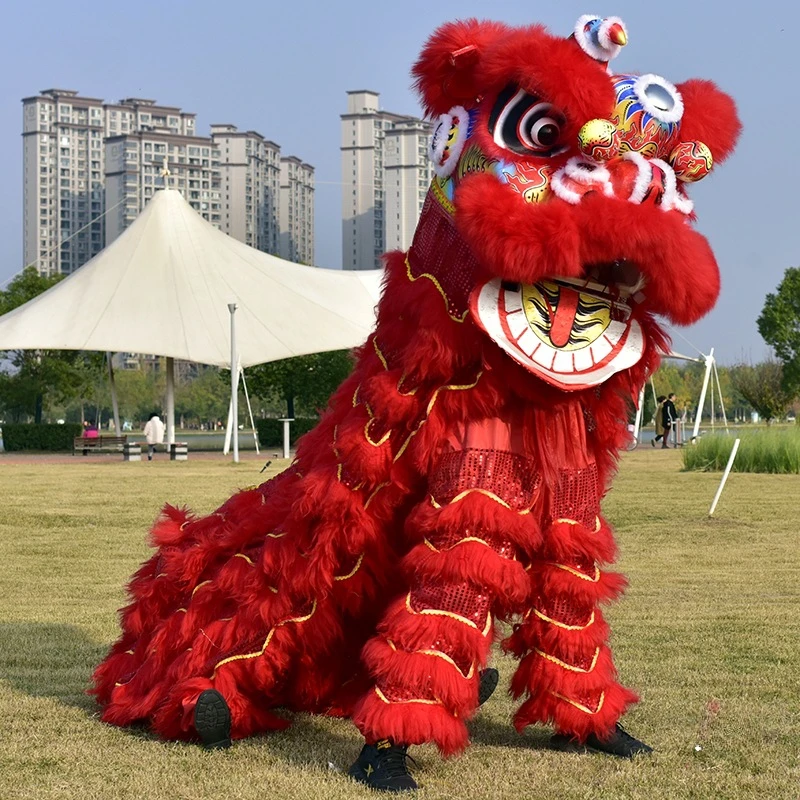 Lion Dance Props Awakening Wool Foshan Standard No. 3 Adult Double Awakening Lion