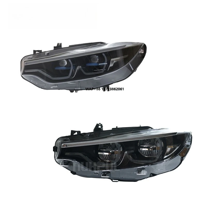 

1 Unit for 13-20 4 Series Headlight Assembly F32 Modified New LED Lens Spoon Daytime Running Light Steering