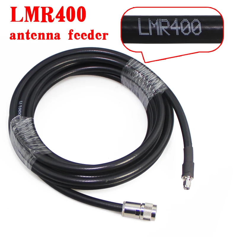 N Female to SMA Male LMR400 Cable 50 Ohm Low Loss RF Coax Pigtail Jumper for Helium Hotspot Bobcat Miner Lora Fiberglass Antenna