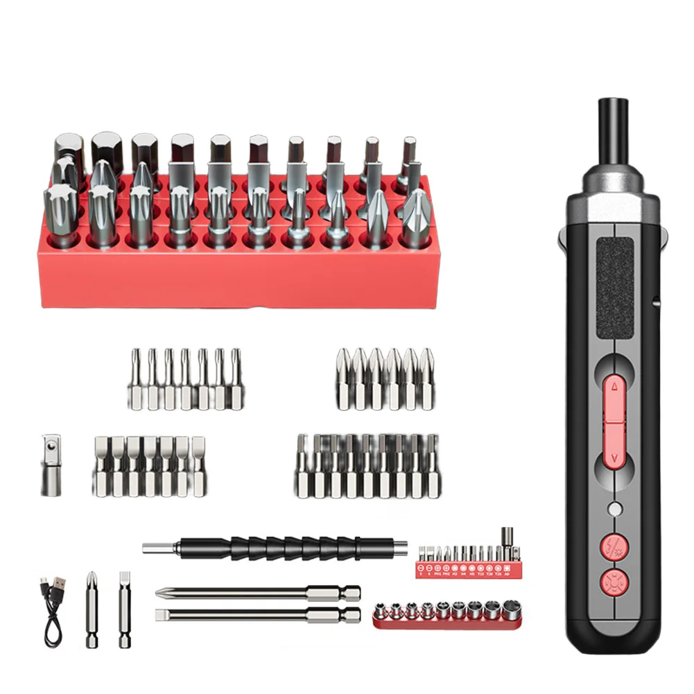 /Cordless /Electric /Screwdriver Set 32 Bits USB-C Rechargeable With Ergonomic Handle For Household Furniture Assembly And Repai