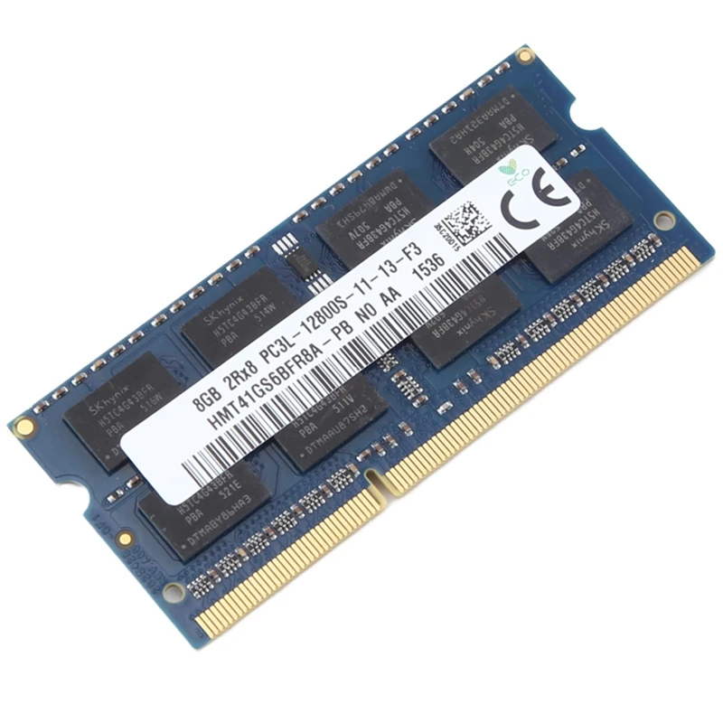 Pour SK Hynix 8 Go DDR3 Ordinateur Portable Ram Mémoire 2jas8 1600Mhz PC3-12800 204 Broches 1.35V SODIMM pour Ordinateur Portable Mémoire Ram