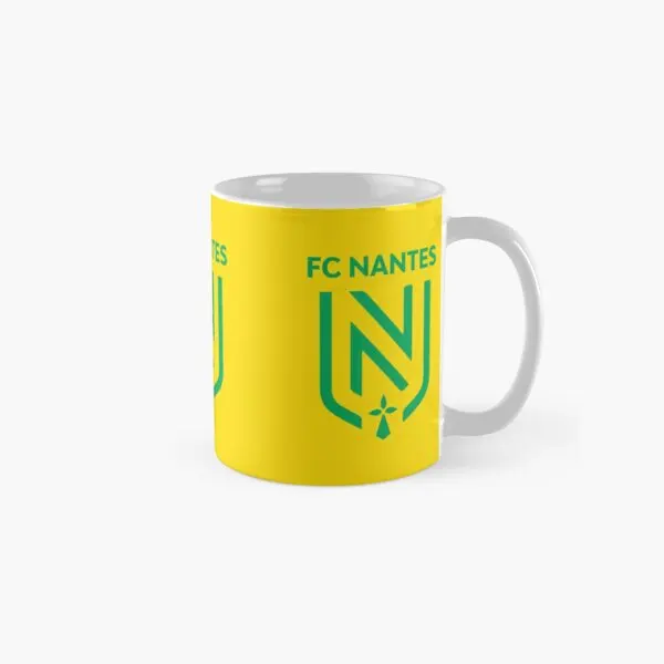 Fc Nantes Classic  Mug Drinkware Gifts Printed Image Photo Cup Tea Picture Coffee Simple Handle Round Design