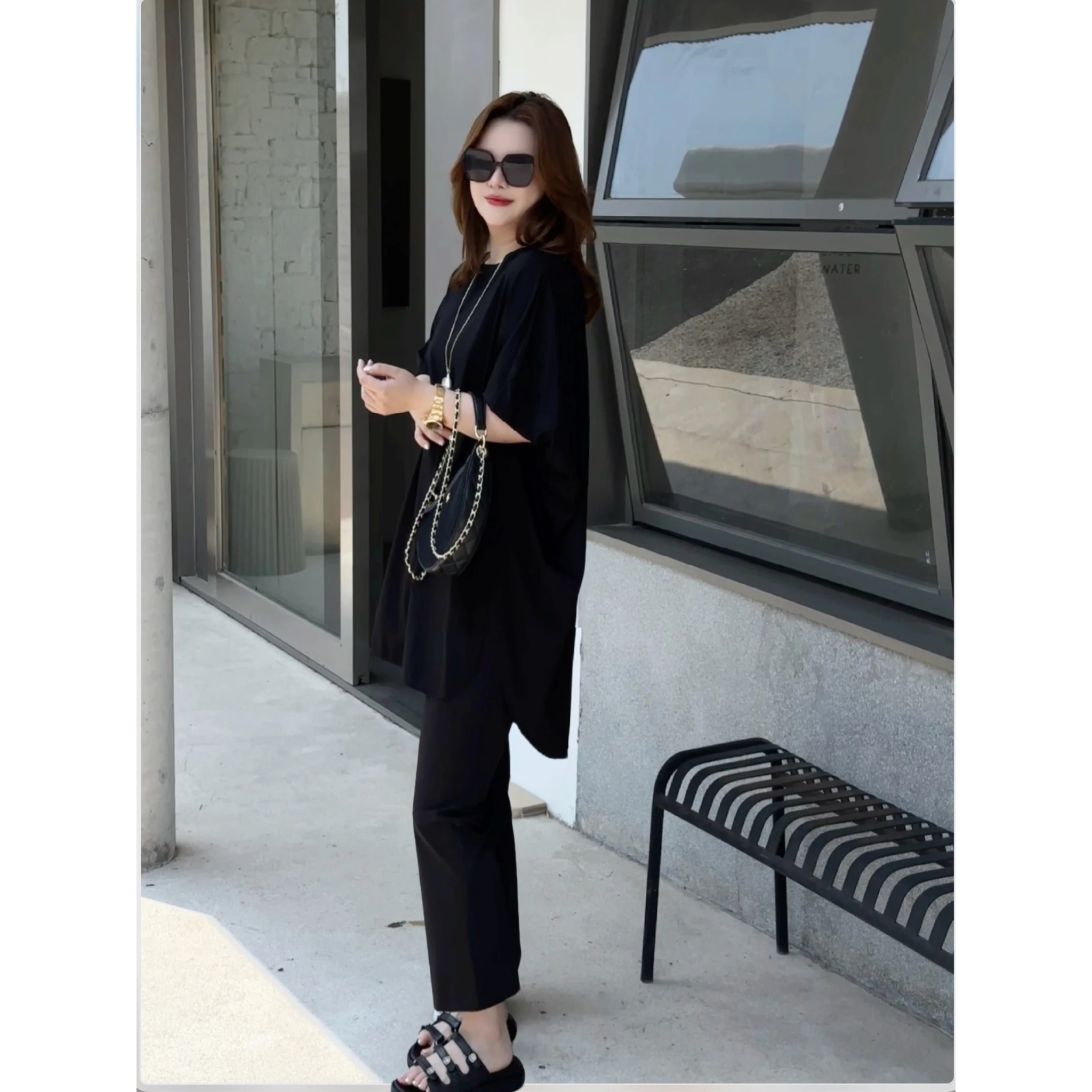 

Loose Casual Svel plus Size Women's Top Jiojio Personal Sle Faionable Summer Loose Fit Color Versatile Top