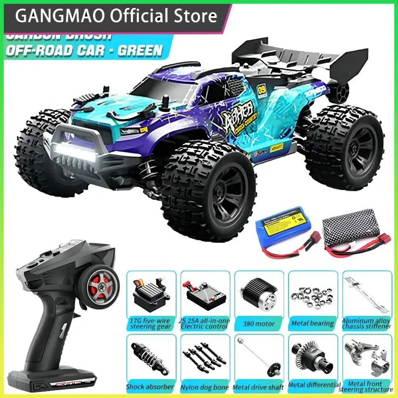 

SCY 18101 1:18 40KM/H 4WD RC Car with LED Remote Control Cars High Speed Drift Monster Truck for Kids Vs Wltoys 144001 Toys