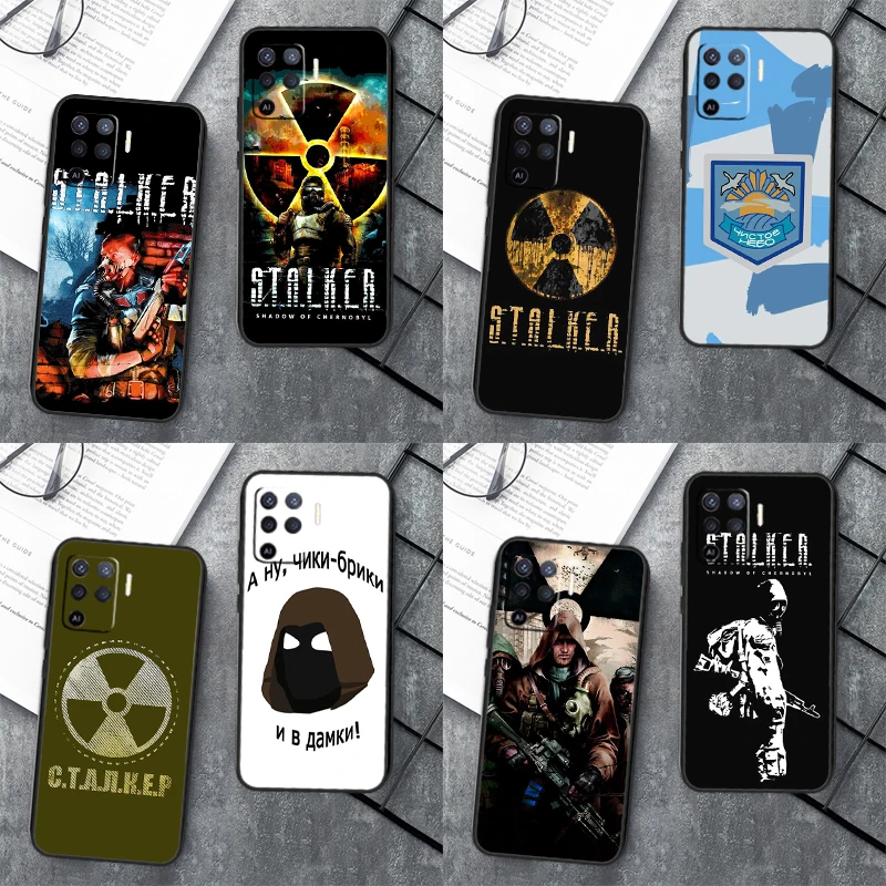 Stalker Clear Sky Game Case For OPPO A17 A57 A77 A16 A76 A96 A52 A72 A91 A93 A5 A9 A15 A53S A54S A74 A94 A78 Cover