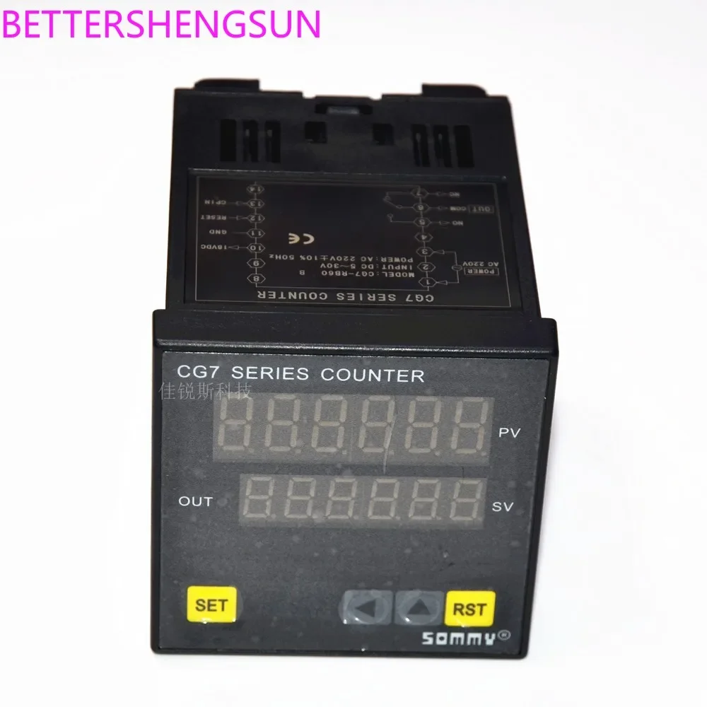 Digital display preset electronic counter CG4 CG7 CG8-RB60B counter