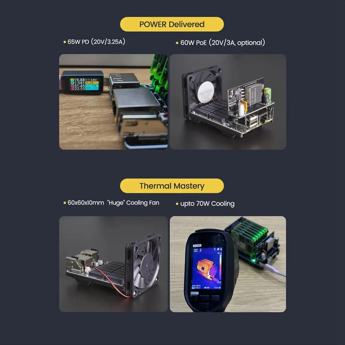 

NanoCluster 7x CM4/CM5 Nodes Mini Server Baseboard for Compact Kubernetes K3S Edge AI Homelab for Cluster