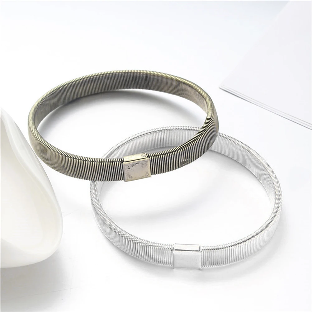 

Elastic Arm B Garters Scrunchies Mens Bangle Cuff Clasp Vintage Wrist Jewelry Fashion Cool Work Daily Life Stretchable