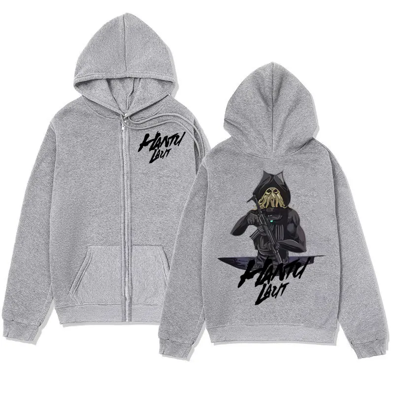 Outdoor Sports Tactical Zipper Hoodie Men Women Clothing High Quality Fashion Zip Up Pullovers Casual Loose Fleece Sweatshirts