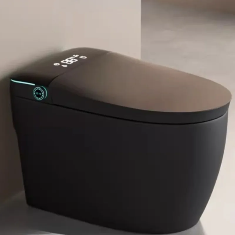 Inodoro inteligente multifuncional estético, limpiador de cuencos de suelo nórdico, cubierta de asiento, inodoro de espuma, muebles de Wc finos sanitarios japoneses