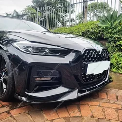 Competition Style Front Bumper Splitter Lip Spoiler Diffuser For BMW G22 G23 420i 430i 430d M440i M Sport 2019-2025 Tuning