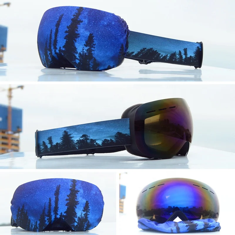 

2024 Newest Double Lens Anti-fog Ski Goggles Custom Snow Snowboard Goggles Snowmobile Goggles Ski Glasses