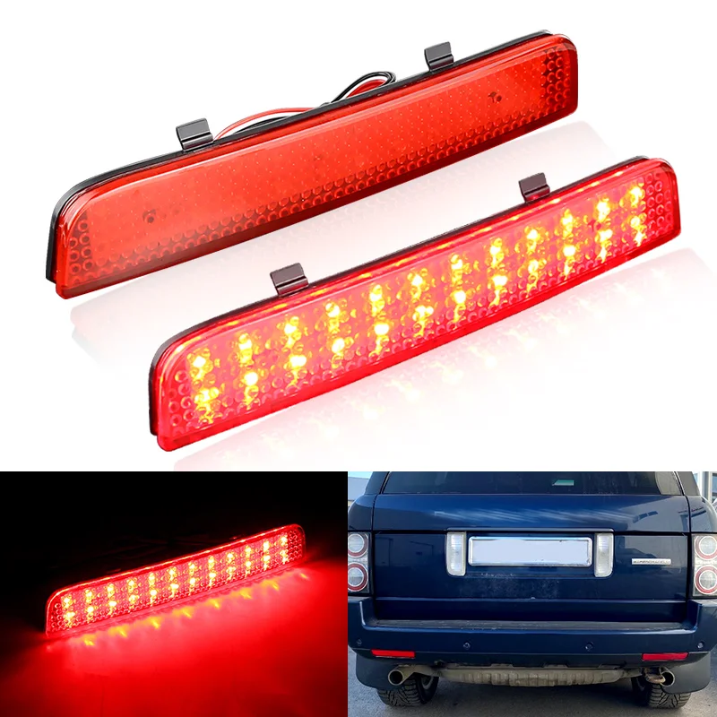 

2PCS for Land Rover Range Rover L322 Freelander LR2 LED Rear Bumper Light Reflector Brake Lamps Car Warning Fog Lights LR006348