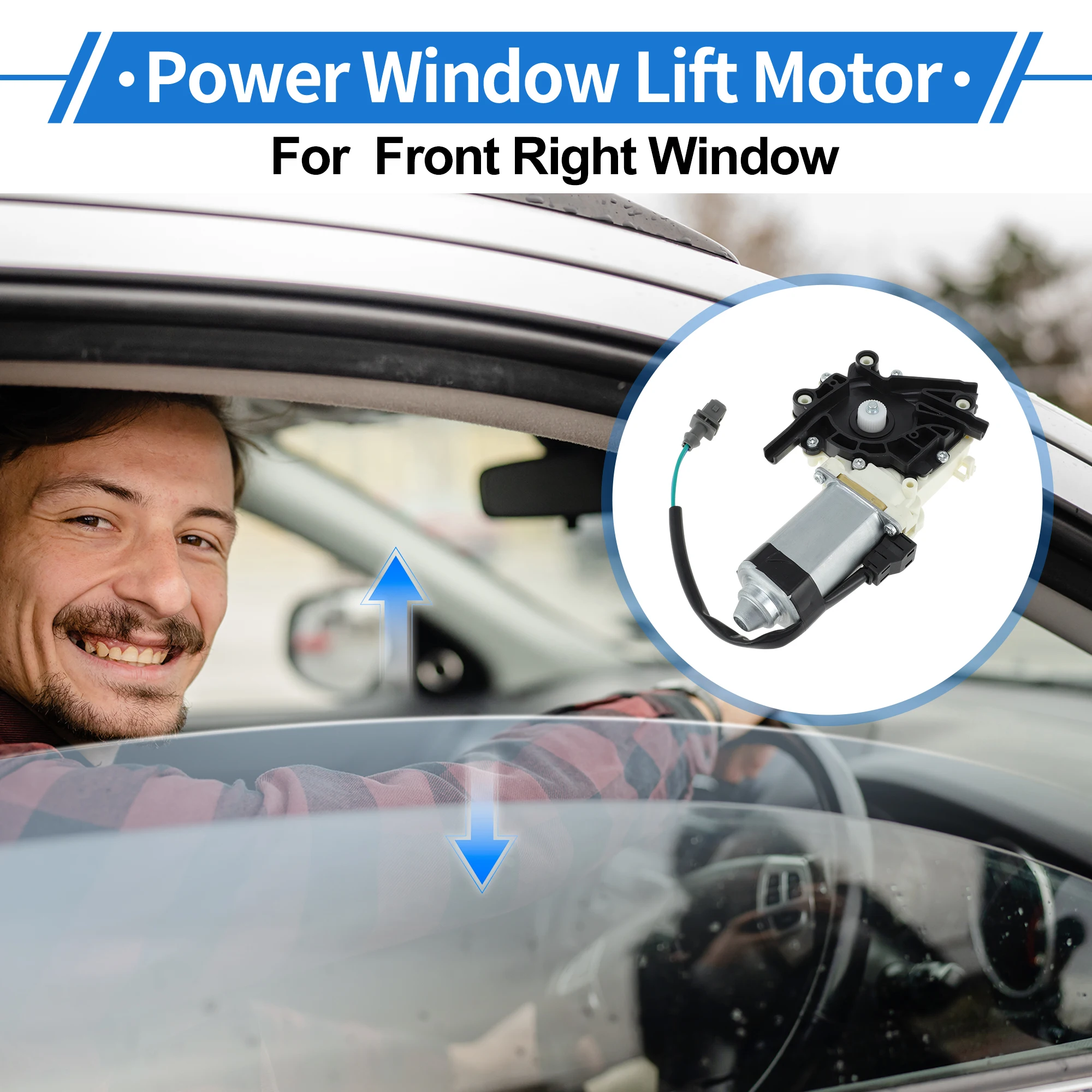 

UXCELL No.A9737200446 Power Window Regulator Lift Motor for MERCEDES-BENZ Atego Axor