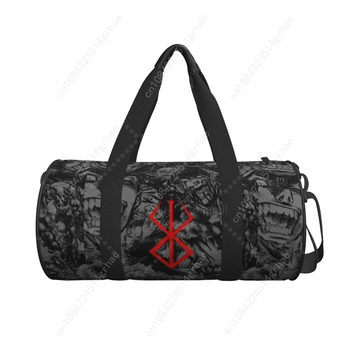 Torba do jogi Anime Berserk, wytrzymały plecak na trening, torebki, okrągłe torby fitness na zewnątrz, torba podróżna typu duffle.