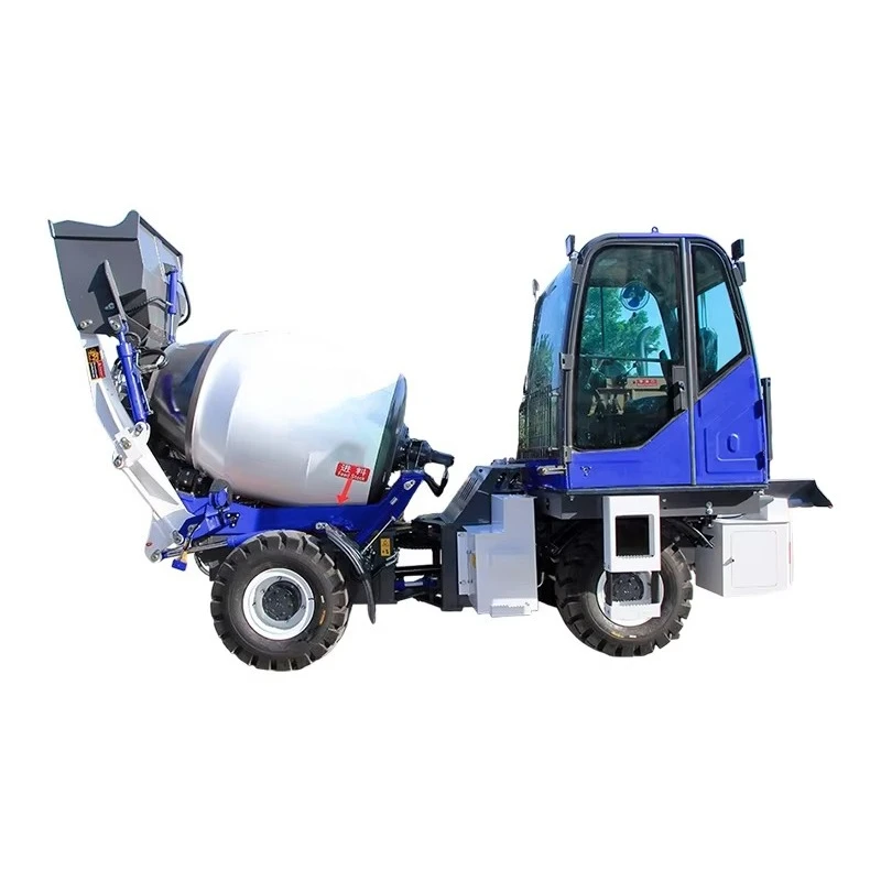 Sinoma Mobile Self-loading Concrete Mixer Truck High Load Moment Four-wheel Drive Engine/Motor 0.35-0.7 M Bucket Capacity
