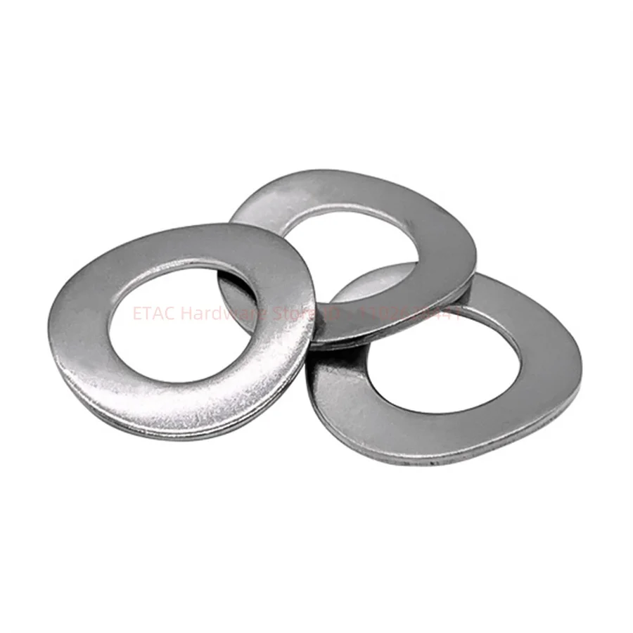 DIN137A GB860 304 Stainless Steel Curved Washers Wave Spring Washer M1.7 M2 M2.5 M3 M4 M5 M6 M8 M10