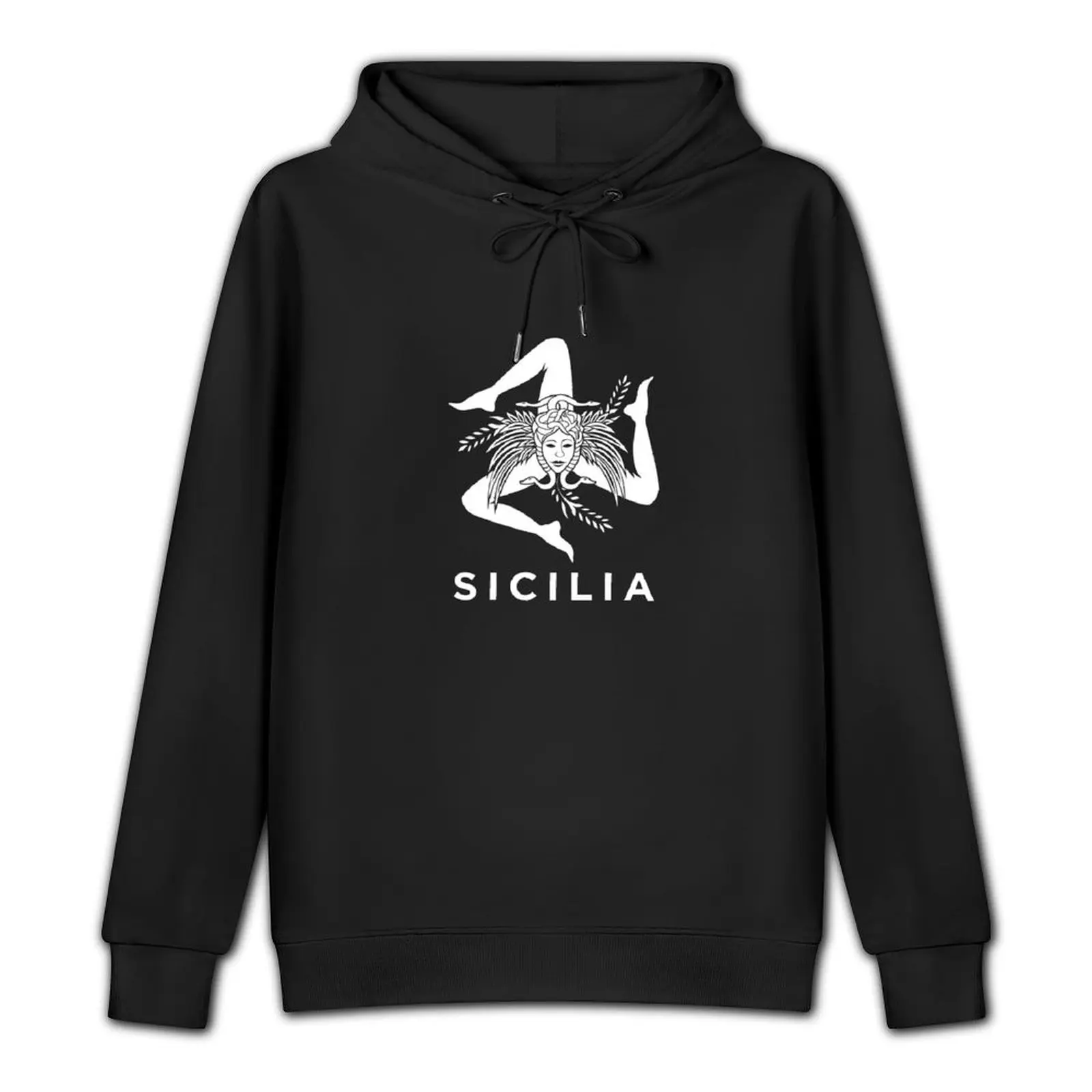 Sicilian Pride - Sicilia - Sicilian Flag Trinacria Pullover Hoodie men clothing new features of hoodies & sweatshirts